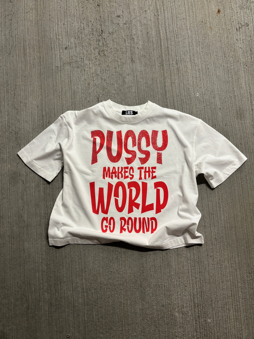 PMTWGR Rhinestone Boxy T-Shirt